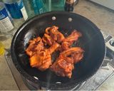 フライパンで！時短鶏ももの一口BBQ作り方3写真