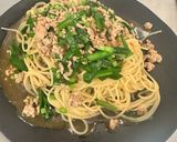 ニラのミートソースパスタ作り方6写真