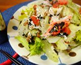 ＊レタスとカニカマと豆腐の納豆梅サラダ＊作り方3写真