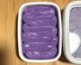 レンジで簡単⭐︎2層のウべチーズケーキ作り方5写真