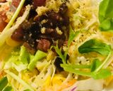 カツオのたたきのみじん切りサラダ作り方1写真