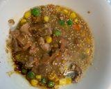 レンジ簡単梅クリーミー焼うどん味炒飯弁当作り方5写真