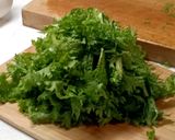 ワサビ菜と鶏もも肉の柚子胡椒炒め煮作り方2写真