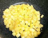 りんごの甘煮入り♡ベイクドチーズケーキ作り方5写真