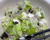 油少なめ辛さ無し！豆腐入りチョレギサラダ作り方4写真