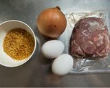 他人丼とパン粉でカツ丼もどき作り方1写真