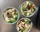 肉無チクワクきな粉トマト炒飯味野菜炒め作り方11写真