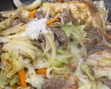 ラム肉の野菜炒め作り方7写真