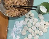生地から水餃子を作るー豚白菜の水餃子作り方4写真