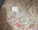 カニカマと柚子のクリームパスタ作り方6写真