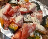 簡単☆おされ!カボチャとトマトの野菜焼き作り方2写真
