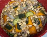かぼちゃと大豆とミンチの旨煮♪作り方5写真