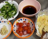 たまごとゴーヤの酢の物作り方3写真