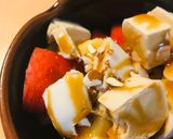 NZリンゴ＆キャラメルシロップアイス作り方1写真