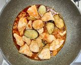 鶏むね肉とナスのチリソース作り方7写真