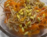 豆もやしとピーラーにんじんの簡単ナムル作り方6写真