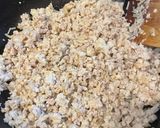 食物繊維をプラス♪えのき甘辛そぼろ丼作り方3写真