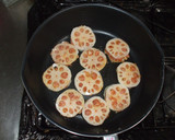 蓮根はさみ焼き♪簡単薬膳漢方作り方7写真