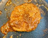 焼きそばとハンバーグのカレー丼作り方2写真