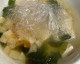 味噌汁→春雨中華スープ→うどん→おじや作り方8写真