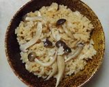しめじだけの炊き込みご飯：超シンプル作り方4写真