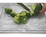ほうれん草とブロッコリーの豚肉炒め★動画作り方2写真