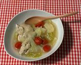 鶏肉とキャベツ・ミニトマトのスープ煮作り方4写真