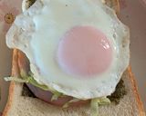 とっても簡単★味付けのり目玉焼きトースト作り方2写真