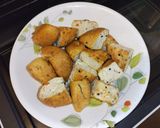 焼きがんもの和風野菜餡掛け作り方1写真