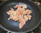 豚肉となす、ピーマンのバターポン酢炒め作り方2写真