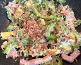 豆腐なし。ゴーヤチャンプル作り方4写真