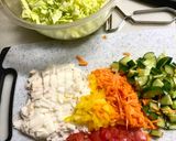 スプーンで食べる長芋入りコールスロー作り方2写真