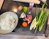 野菜たっぷり梅風味チャーハン作り方1写真