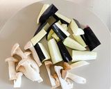 ナスとエリンギのからし酢味噌和え作り方1写真