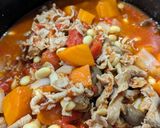 簡単！！栄養抜群！！豚肉と大豆のトマト煮作り方5写真