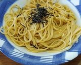 簡単!調味料3つ🥰️顆粒あごだしでバター醤油パスタ作り方4写真