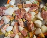 大根と鶏肉の煮物作り方3写真