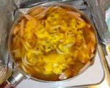ギョニソと野菜のかき玉煮込みうどん作り方6写真