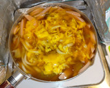 ギョニソと野菜のかき玉煮込みうどん作り方6写真