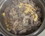 牛肉と蒸し大豆のうま煮♪作り方4写真