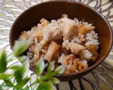 鶏むね肉の節約炊き込みご飯作り方1写真