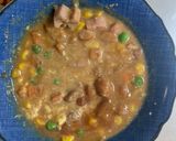 レンジ簡単洋風梅親子丼味オムライス弁当作り方6写真