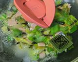 九条ねぎとハムの玉子焼き味付は塩こんぶ作り方6写真
