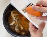 後入れ小松菜が肝!余り野菜の炊き込みご飯作り方5写真