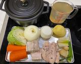 塩豚と鶏肉のポトフ作り方4写真