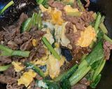牛肉と青菜のオイスターソース炒め作り方9写真