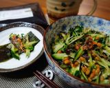 ＊胡瓜と納豆といわし蒲焼缶のサラダ＊作り方3写真