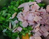 九条ねぎとハムの玉子焼き味付は塩こんぶ作り方5写真