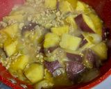 さつま芋と鶏そぼろのカレー煮♪作り方5写真
