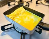 フライ返しで！基本の玉子焼き作り方5写真